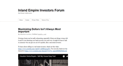 Desktop Screenshot of ieinvestorsforum.com